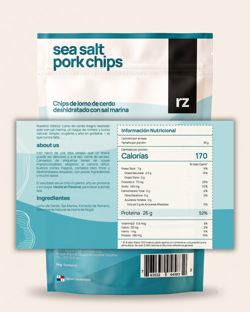 sea salt pork chips